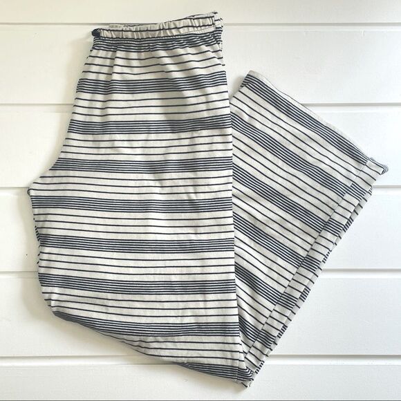 Nautica Women’s Striped Polyester Pajama Pant Bottoms Size Large - Picture 1 of 4